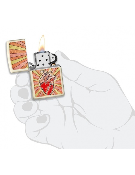 Zippo 49397 Heart Visceral öngyújtó