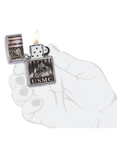 Zippo 49316 US Marine Corps American Flag öngyújtó