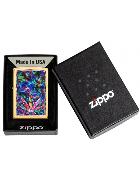 Zippo 49398 Psychedelic Marijuana Leaf öngyújtó