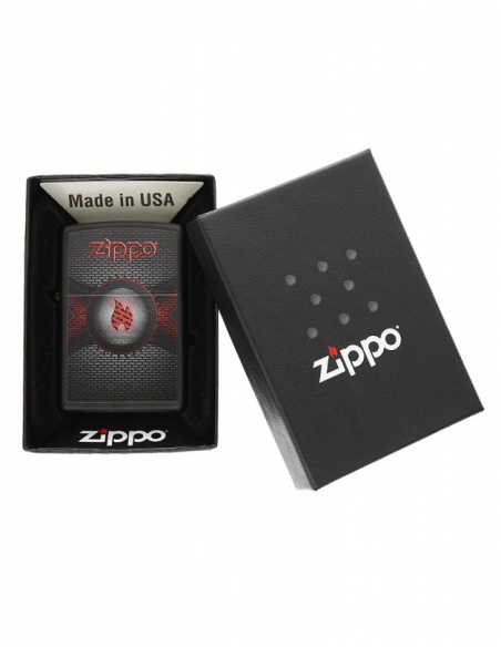 Zippo 218.CI403728 Red Metallic Flame öngyújtó