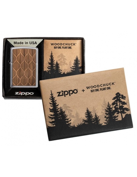 Zippo 49708 Woodchuck Walnut Leaves öngyújtó