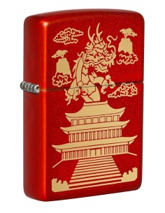 Zippo 49517 Chinese Dragon and Pagoda öngyújtó
