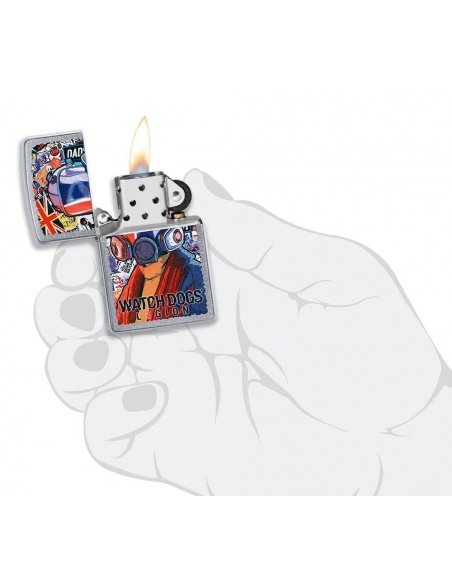 Zippo 49557 Watch Dogs Legion Gas Mask öngyújtó