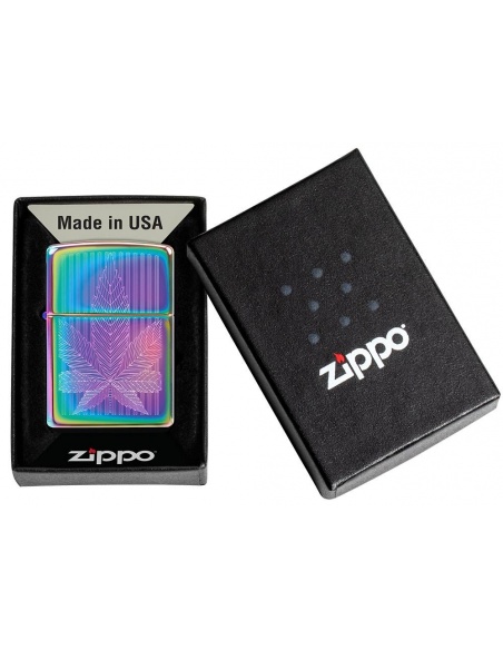 Zippo 49632 Engraved Marijuana Leaf öngyújtó
