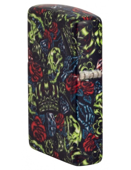Zippo 49696 Glow in the Dark Skull Crown öngyújtó