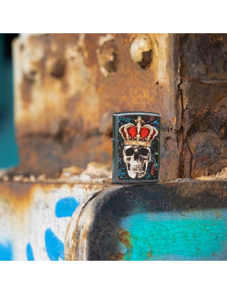 Zippo 49666 Skull King with Crown öngyújtó