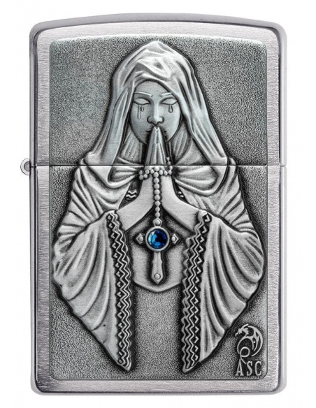 Zippo 49756 Anne Stokes Woman with Rosary Praying öngyújtó