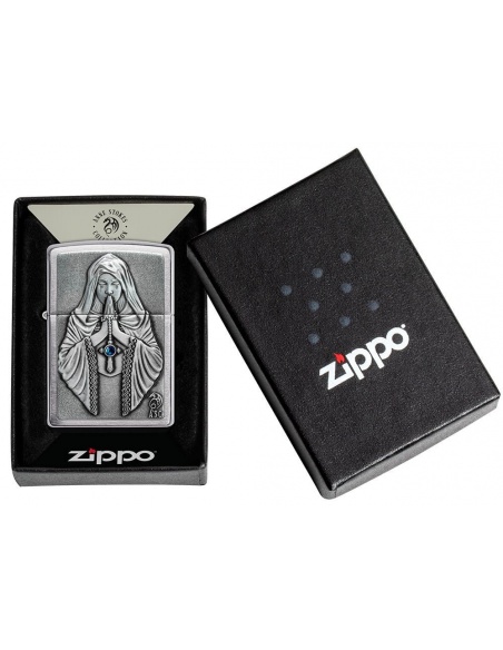 Zippo 49756 Anne Stokes Woman with Rosary Praying öngyújtó