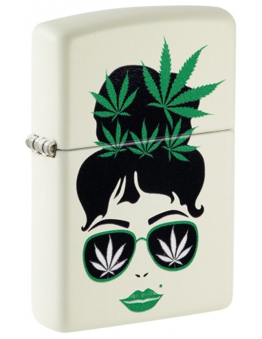 Zippo 49837 Cannabis Girl Glow in the Dark öngyújtó