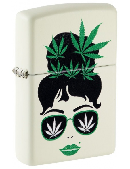 Zippo 49837 Cannabis Girl Glow in the Dark öngyújtó