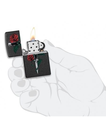 Zippo 49778 Rose Dagger Tattoo öngyújtó