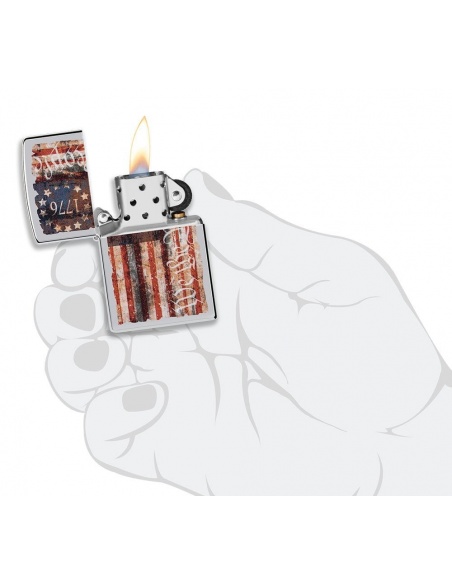 Zippo 49779 1776 Americana Flag öngyújtó