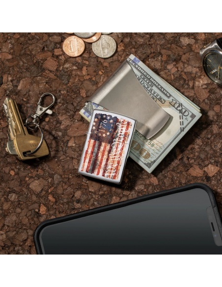 Zippo 49779 1776 Americana Flag öngyújtó