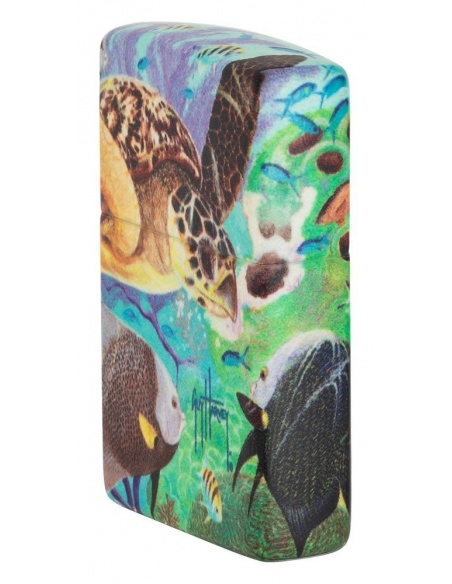 Zippo 49819 Guy Harvey Sea Turtle and Fish Glow in the Dark öngyújtó