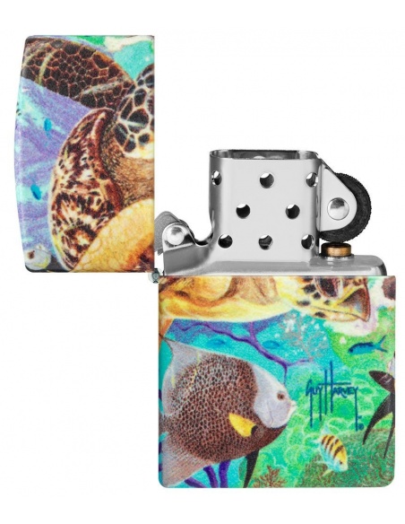 Zippo 49819 Guy Harvey Sea Turtle and Fish Glow in the Dark öngyújtó