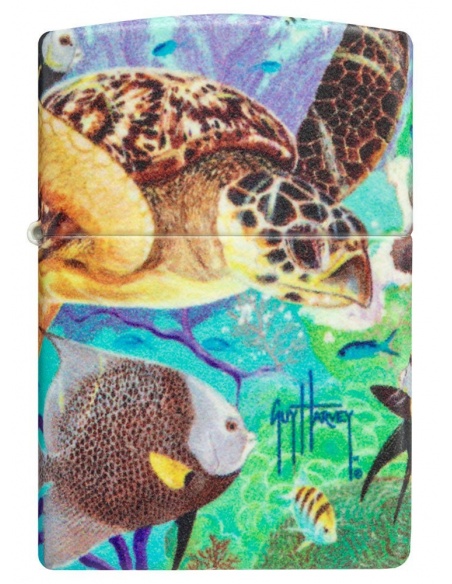 Zippo 49819 Guy Harvey Sea Turtle and Fish Glow in the Dark öngyújtó