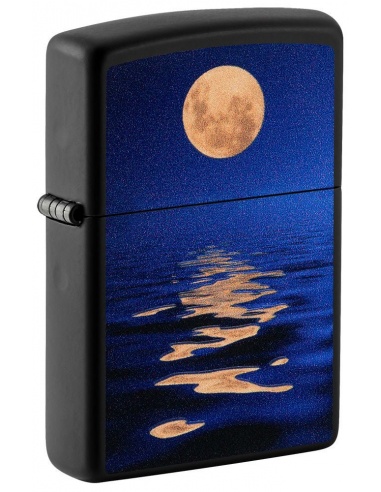 Zippo 49810 Black Light Full Moon and Sea öngyújtó
