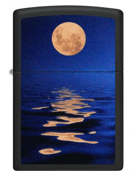 Zippo 49810 Black Light Full Moon and Sea öngyújtó