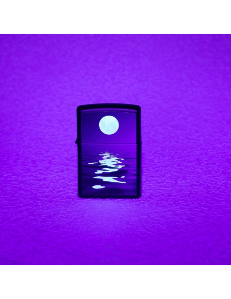 Zippo 49810 Black Light Full Moon and Sea öngyújtó