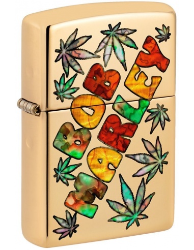 Zippo 49835 Bob Marley with Marijuana Leaves öngyújtó
