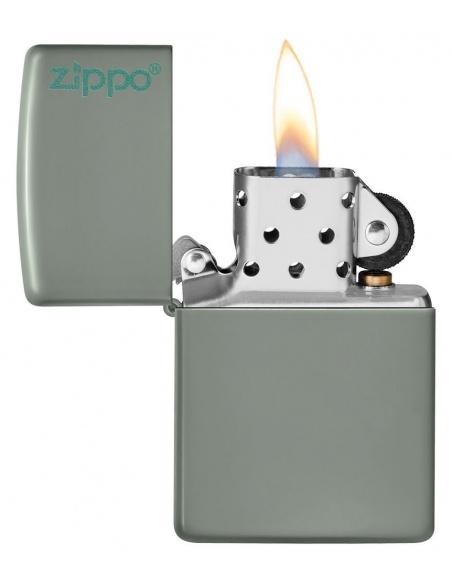 Zippo 49843ZL Classic Sage Green with Zippo Logo öngyújtó