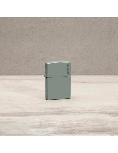 Zippo 49843ZL Classic Sage Green with Zippo Logo öngyújtó