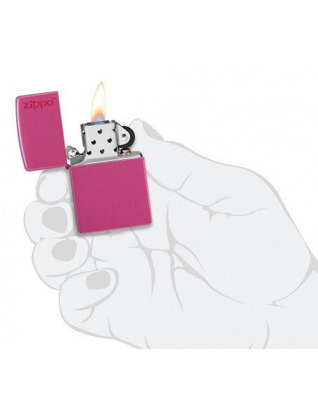 Zippo 49846ZL Classic Frequency Hot Pink with Zippo Logo öngyújtó