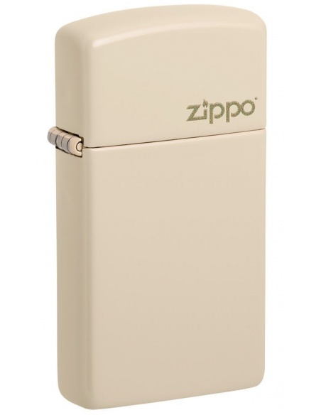 Zippo 49528ZL Slim Flat Sand with Zippo Logo öngyújtó