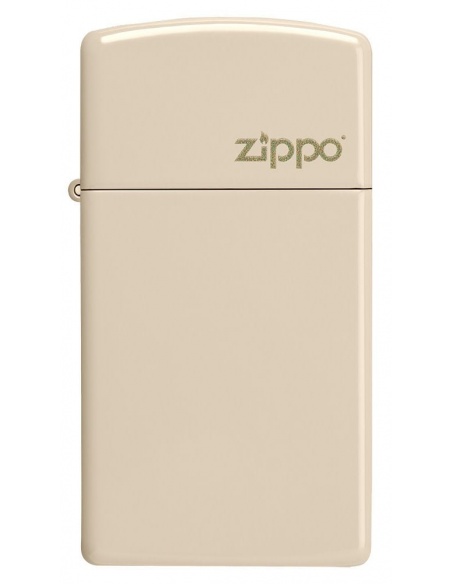 Zippo 49528ZL Slim Flat Sand with Zippo Logo öngyújtó