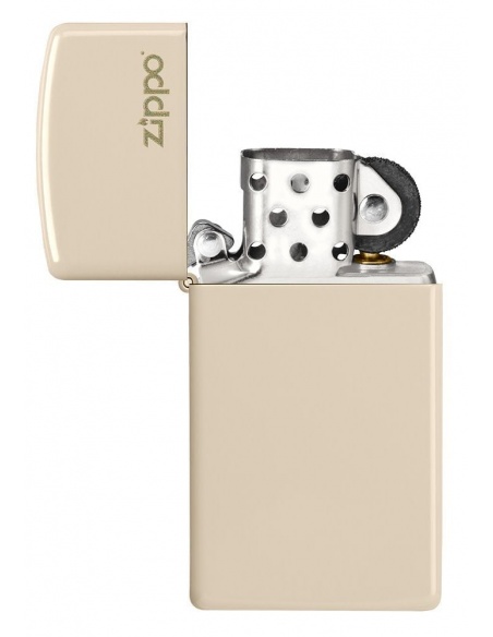 Zippo 49528ZL Slim Flat Sand with Zippo Logo öngyújtó