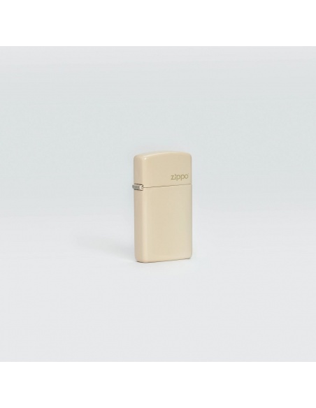 Zippo 49528ZL Slim Flat Sand with Zippo Logo öngyújtó