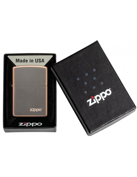 Zippo 49839ZL Classic Rustic Bronze with Zippo Logo öngyújtó