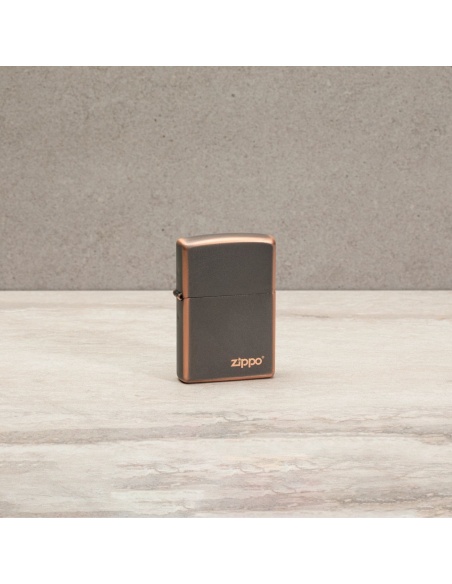 Zippo 49839ZL Classic Rustic Bronze with Zippo Logo öngyújtó