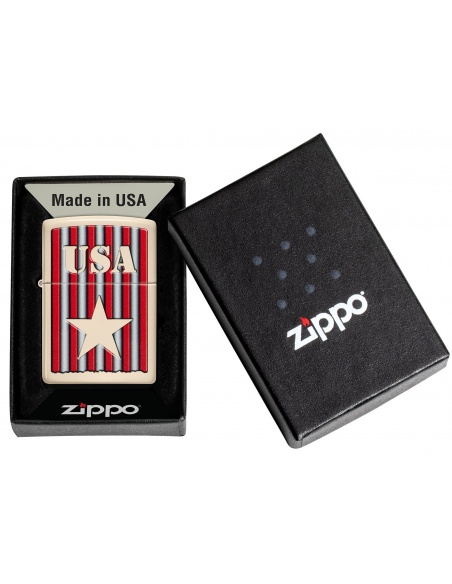 Zippo 48204 Patriotic Star and USA öngyújtó