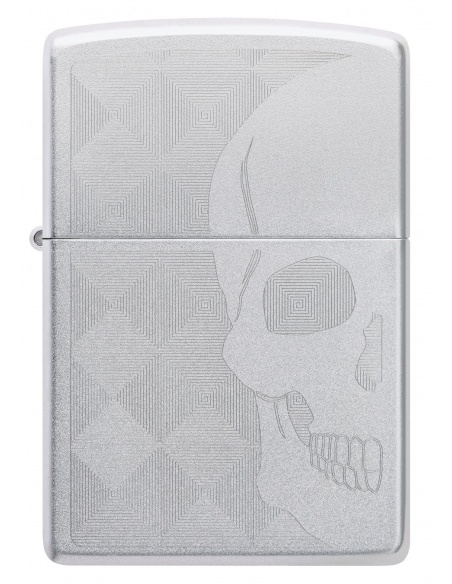 Zippo 48208 Skull and Geometric Design öngyújtó