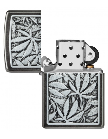 Zippo 48123 Marijuana Leaf Emblem öngyújtó