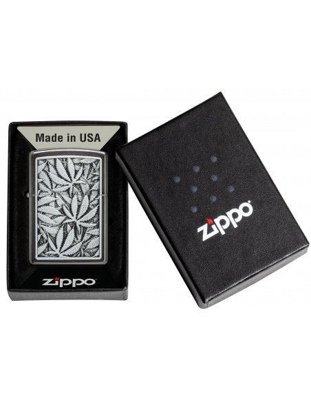 Zippo 48123 Marijuana Leaf Emblem öngyújtó