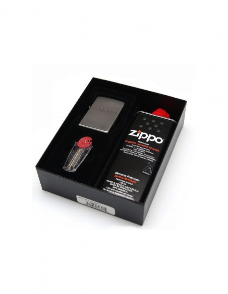Ajándék szett Zippo 207 öngyújtó + benzin 125 ml + tűzkö 50R-207