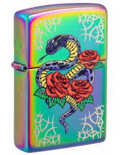 Zippo 48395 Snake and Red Roses Tattoo öngyújtó