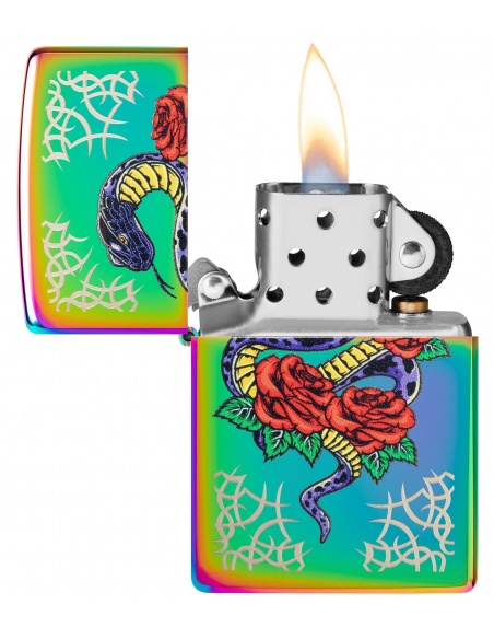 Zippo 48395 Snake and Red Roses Tattoo öngyújtó