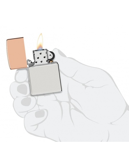 Zippo 48695 Bimetal Copper Lid and Sterling Silver Bottom öngyújtó