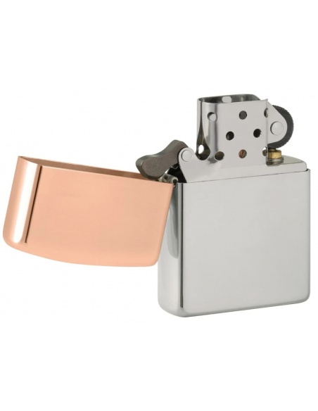 Zippo 48695 Bimetal Copper Lid and Sterling Silver Bottom öngyújtó