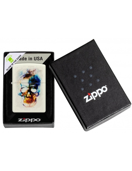Zippo 48563 Skull Glow in the Dark öngyújtó