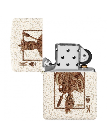 Zippo 48552 Rick Rietveld Ace Skull öngyújtó