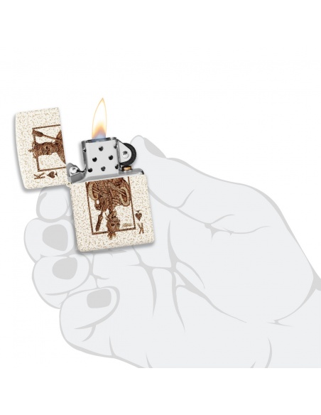 Zippo 48552 Rick Rietveld Ace Skull öngyújtó