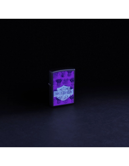 Zippo 48600 Harley Davidson Engines Black Light öngyújtó