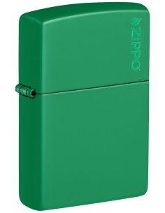Zippo 48629ZL Classic Grass Green Matte with Zippo Logo öngyújtó
