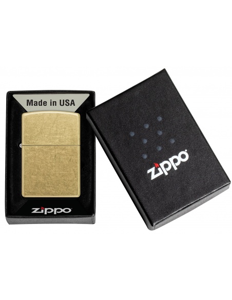 Zippo 48267 Classic Street Brass öngyújtó