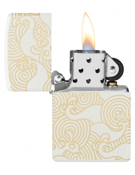 Zippo 48909 Engraved Wave Pattern öngyújtó