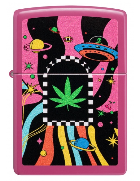 Zippo 48928 Cannabis Leaf and Trippy Design öngyújtó